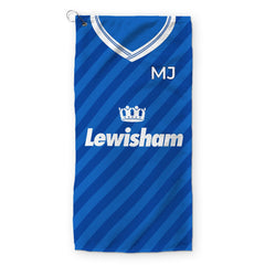 Millwall-- 1987 Home - Retro Lightweight, Microfibre Golf Towel