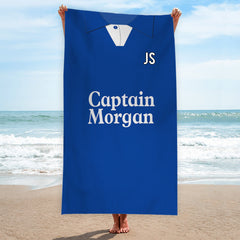Millwall-- 1994 Home Shirt - Personalised Retro Lightweight, Microfibre Beach Towel - 150cm x 75cm