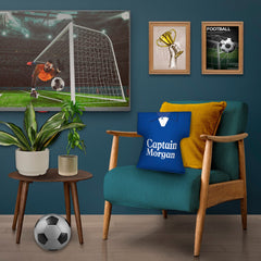 Millwall-- 1994 Home Shirt - Personalised Retro Shirt Cushion