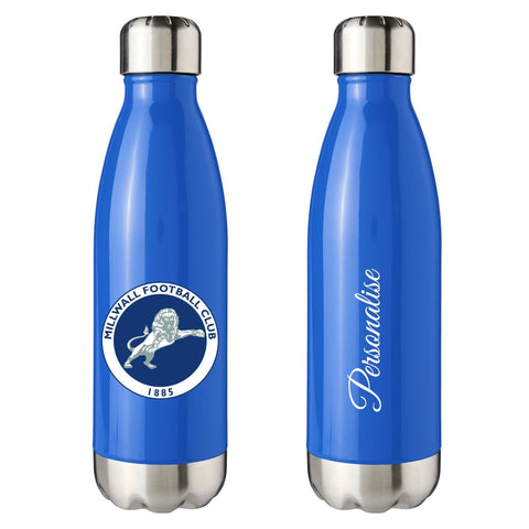 Millwall FC Crest Blue Insulated Water Bottle