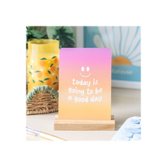 Mindful Moments Affirmation Cards with Wooden Stand
