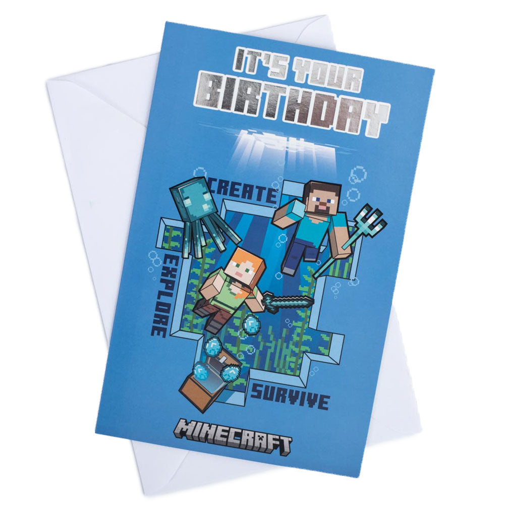 Minecraft Birthday Card minecraft-birthday-card