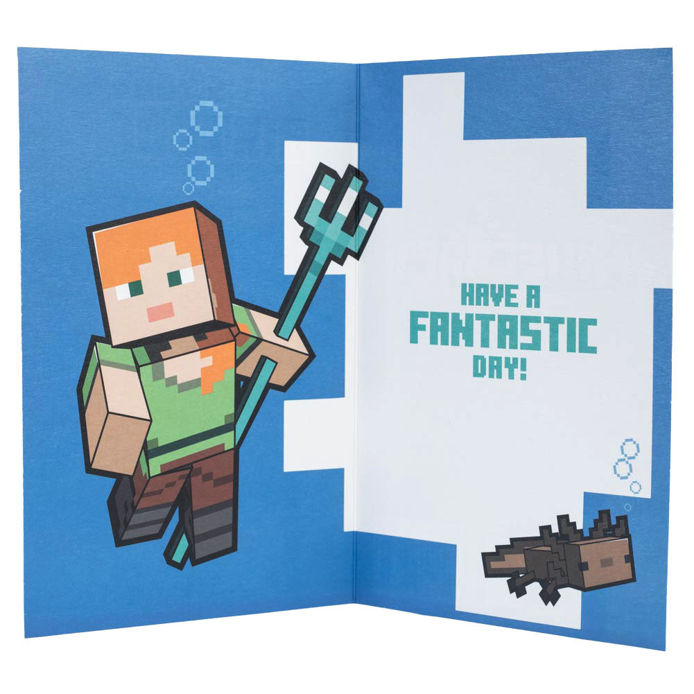 Congratulations Minecraft Card Minecraft Birthday Card