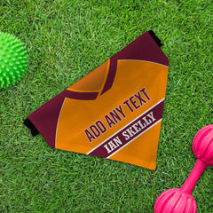 Motherwell 1987 Home Shirt - Personalised Pet Bandana - 4 Sizes