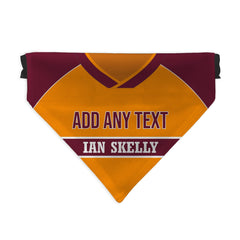 Motherwell 1987 Home Shirt - Personalised Pet Bandana - 4 Sizes