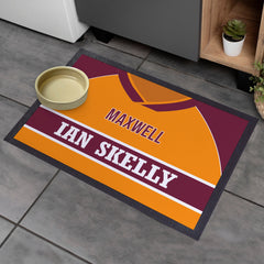Motherwell 1987 Home Shirt - Personalised Retro Door Mat - 60cm x 40cm