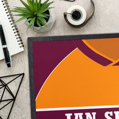 Motherwell 1987 Home Shirt - Personalised Retro Door Mat - 60cm x 40cm