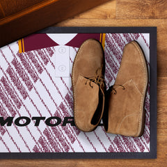 Motherwell 1992 Away Shirt - Personalised Retro Door Mat - 60cm x 40cm