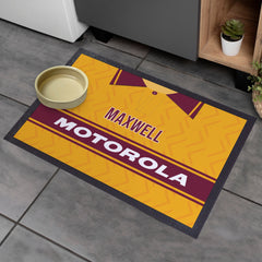 Motherwell 1994 Home Shirt - Personalised Retro Door Mat - 60cm x 40cm