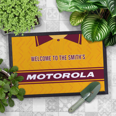 Motherwell 1994 Home Shirt - Personalised Retro Door Mat - 60cm x 40cm