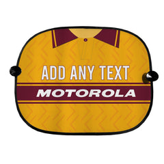 Motherwell 1994 Home Shirt - Personalised Retro Football Car Sun Shade - Set of 2