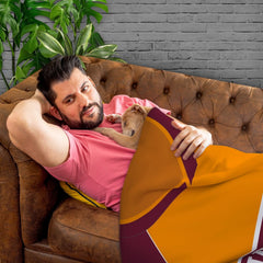 Motherwell Retro 1987 Home - Personalised Retro Fleece Blanket 150cm X 150cm