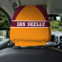 Motherwell Retro 1987 Home - Retro Football Shirt - Pack of 2 - Car Seat Headrest Covers