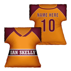 Motherwell Retro 1987 Home Shirt - Personalised Retro Shirt Cushion