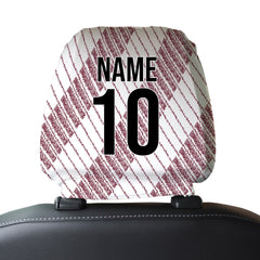 Motherwell Retro 1992 Away - Retro Football Shirt - Pack of 2 - Car Seat Headrest Covers