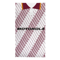Motherwell Retro 1992 Away Shirt - Personalised Lightweight, Microfibre Retro Beach Towel - 150cm x 75cm