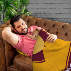 Motherwell Retro 1994 Home - Personalised Retro Fleece Blanket 150cm X 150cm