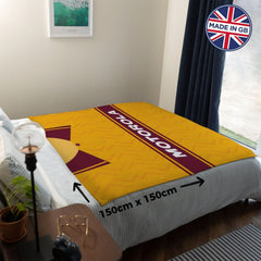 Motherwell Retro 1994 Home - Personalised Retro Fleece Blanket 150cm X 150cm