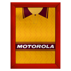 Motherwell Retro 1994 Home Shirt - A4 Personalised Metal Sign Plaque - Frame Options Available