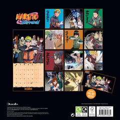 Naruto: Shippuden Square Calendar 2026