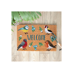 Natural British Garden Birds Doormat