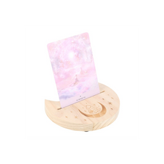 Natural Crystal Crescent Moon Tarot Card Stand