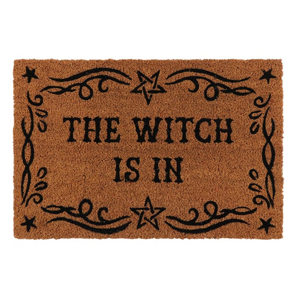 Natural The Witch Is In Doormat