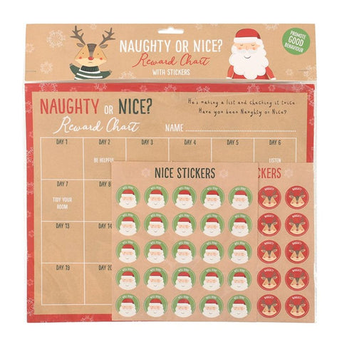 Naughty or Nice Christmas Reward Chart