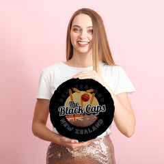 New Zealand Black Caps  - Legend Collection - Circle Cushion 14inch