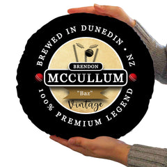 New Zealand McCullum  - Legend Collection - Circle Cushion 14inch
