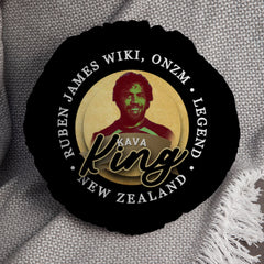 New Zealand Rugby League King  - Legend Collection - Circle Cushion 14inch
