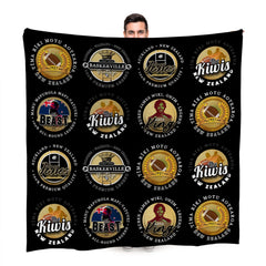 New Zealand Rugby League - Legend Collection - Fleece Blanket 150cm X 150cm