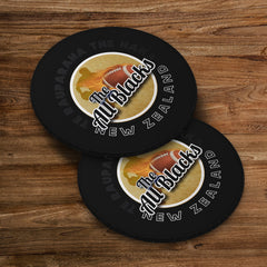 New Zealand Rugby Union All Blacks - Coaster - Circle or Square