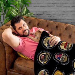 New Zealand Rugby Union - Legend Collection - Fleece Blanket 150cm X 150cm