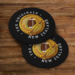 New Zealand Rugby Union Originals - Coaster - Circle or Square