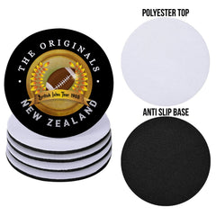 New Zealand Rugby Union Originals - Coaster - Circle or Square