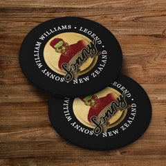 New Zealand Rugby Union Sonny - Coaster - Circle or Square
