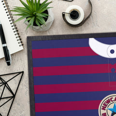 Newcastle 1996 Away Shirt - Personalised Retro Door Mat - 60cm x 40cm