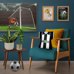 Newcastle 2001 Home - Retro  Shirt Cushion