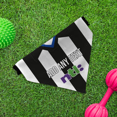 Newcastle 2001 Home Shirt - Personalised Pet Bandana - 4 Sizes