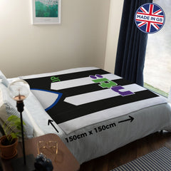 Newcastle - 2001 Home Shirt - Retro Fleece Blanket