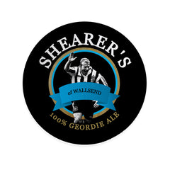 Newcastle Alan Shearer - Football Coaster - Square Or Circle
