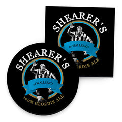 Newcastle Alan Shearer - Football Coaster - Square Or Circle