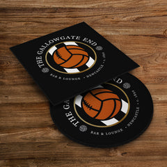 Newcastle Gallowgate - Football Coaster - Square Or Circle