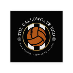 Newcastle Gallowgate - Football Coaster - Square Or Circle