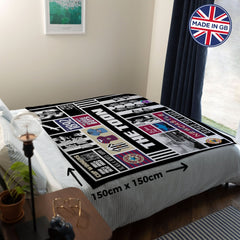 Newcastle History - Fleece 150cm X 150cm