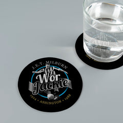 Newcastle Jackie Milburn- Football Coaster - Square Or Circle