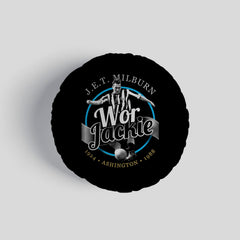 Newcastle Jackie Milburn- Football Legends - Circle Cushion 14inch