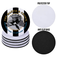 Newcastle Magpie - Football Coaster - Square Or Circle