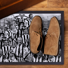 Newcastle Montage - Retro Door Mat - 60cm x 40cm